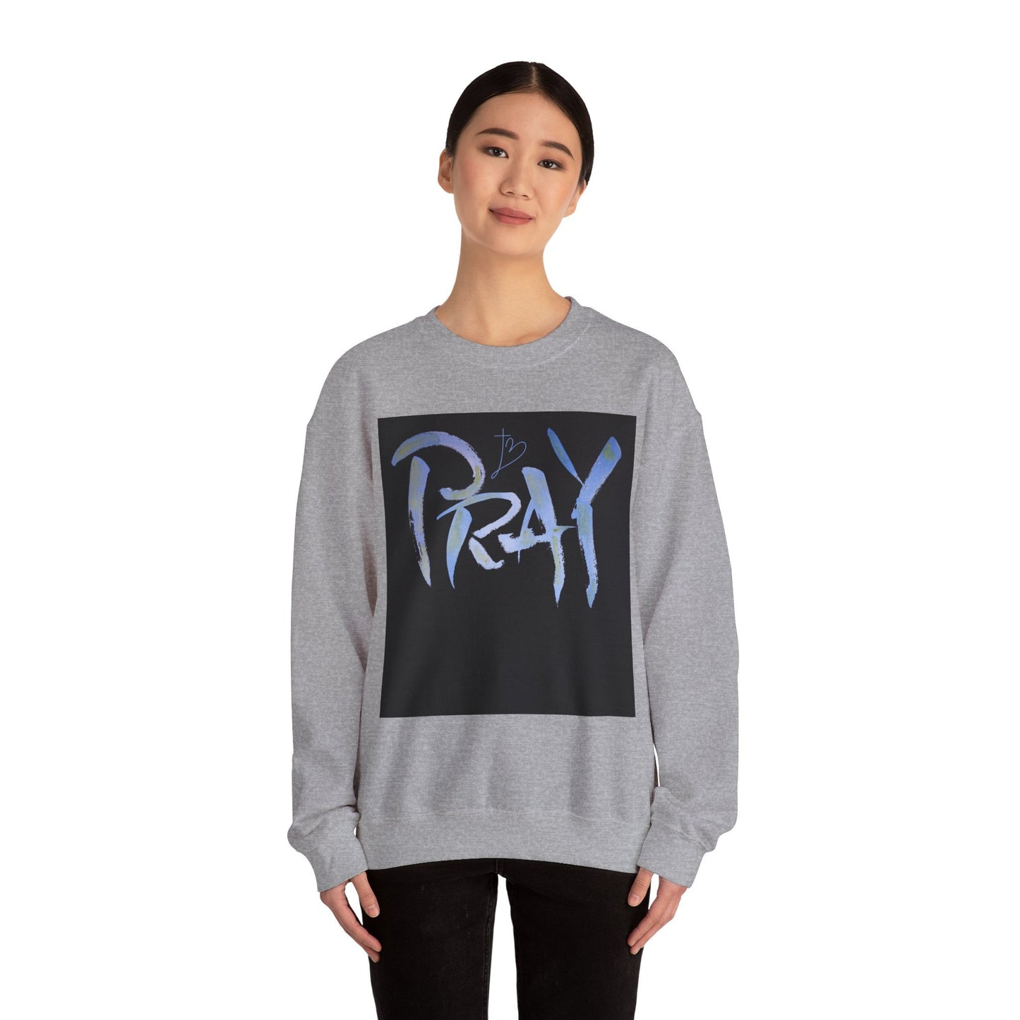 Pray - Unisex Heavy Blend™ Crewneck Sweatshirt