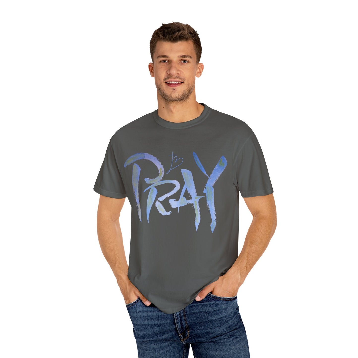 Pray - Unisex Garment-Dyed T-shirt