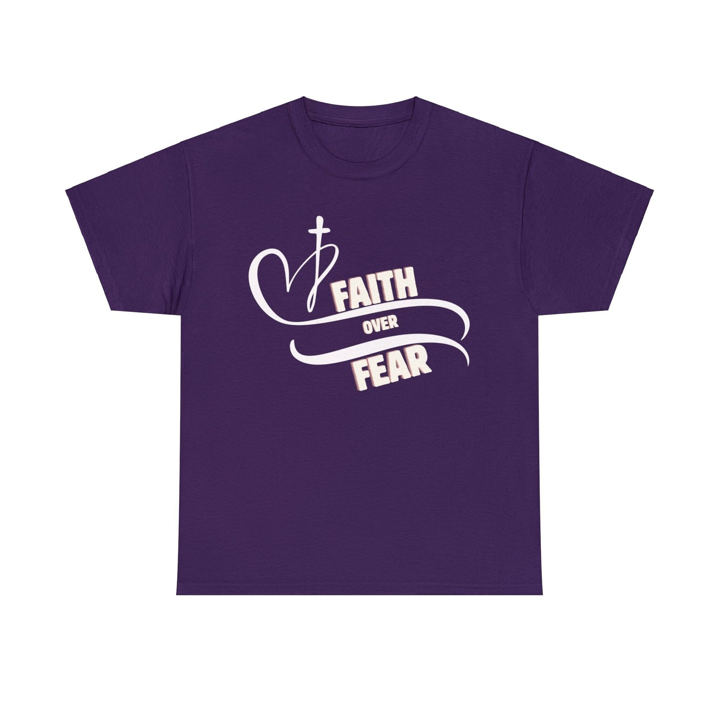 Faith over Fear - Unisex Heavy Cotton Tee