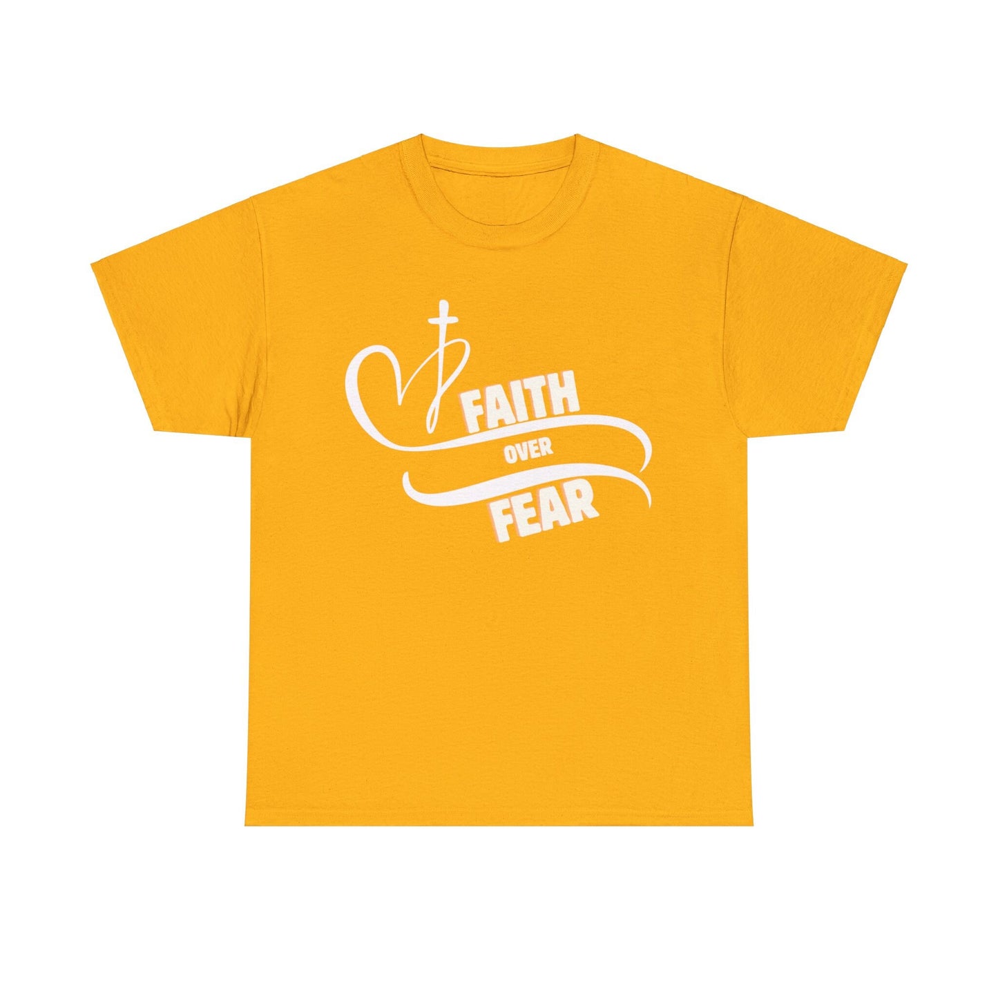 Faith over Fear - Unisex Heavy Cotton Tee