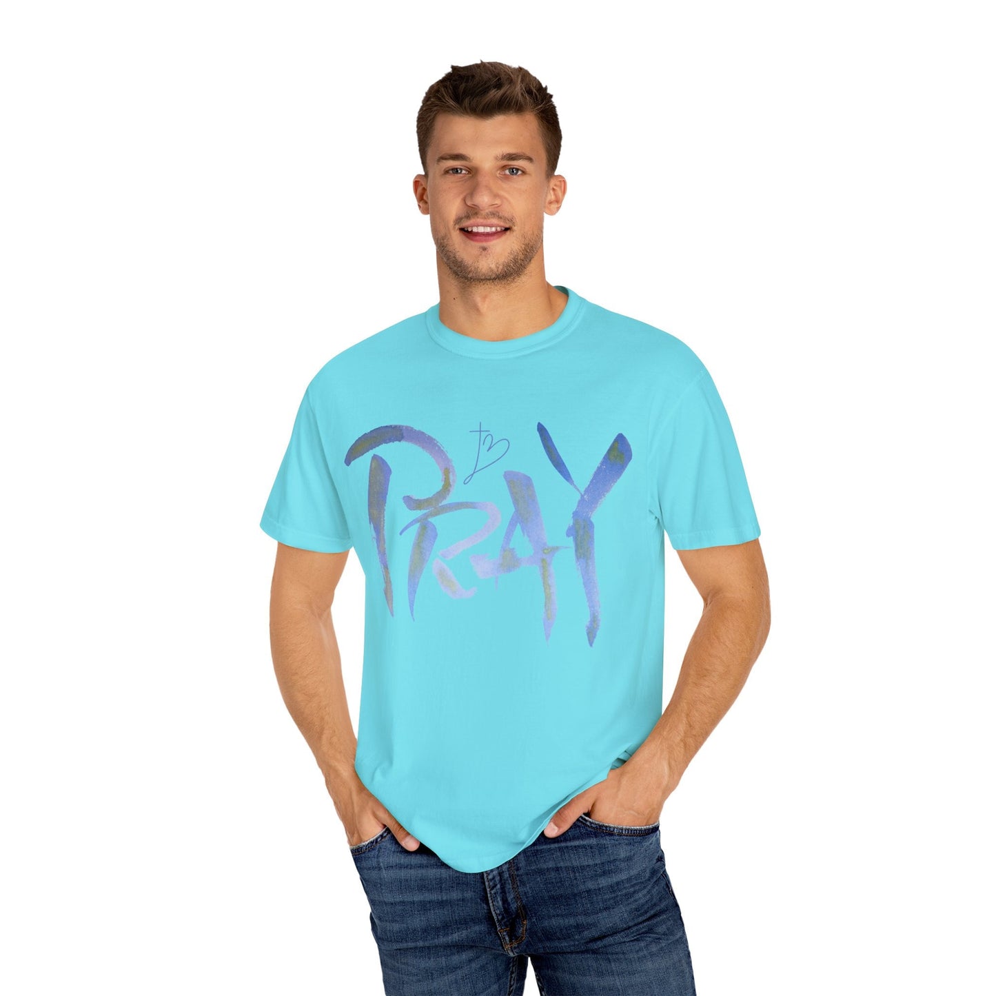 Pray - Unisex Garment-Dyed T-shirt