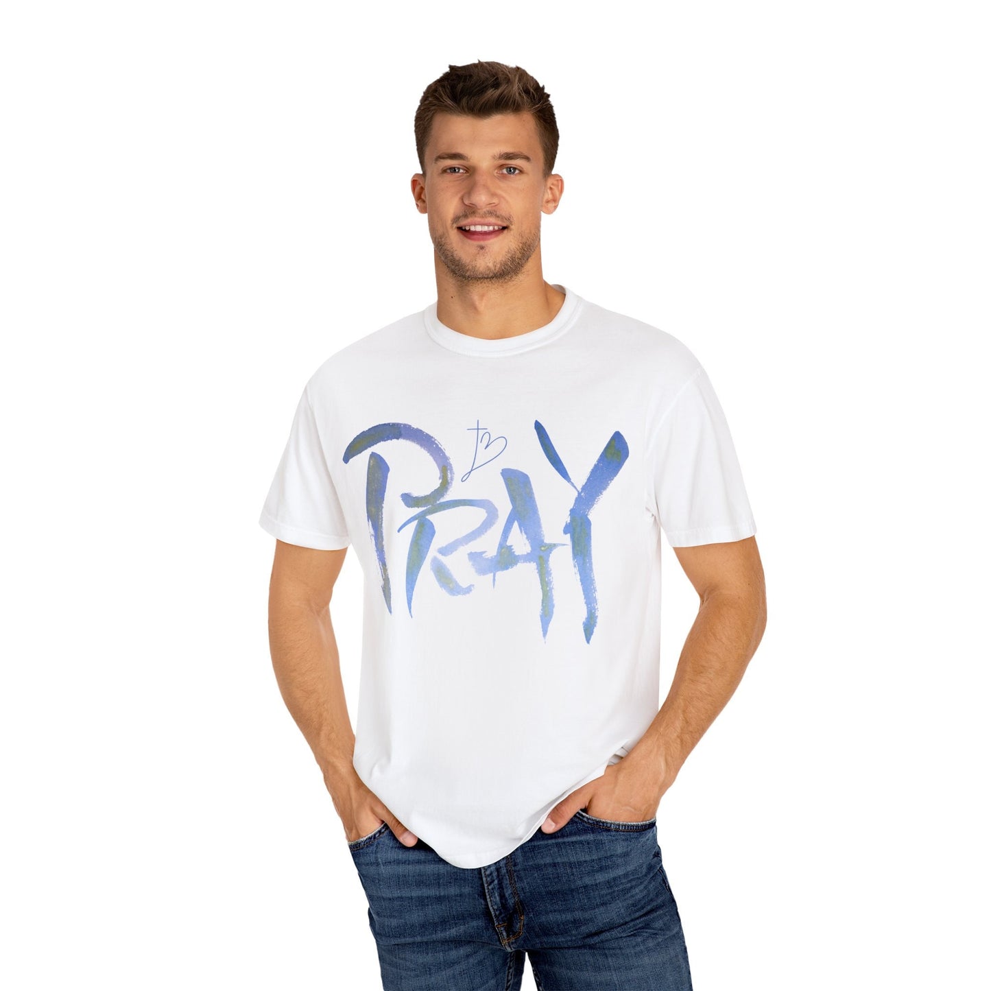 Pray - Unisex Garment-Dyed T-shirt