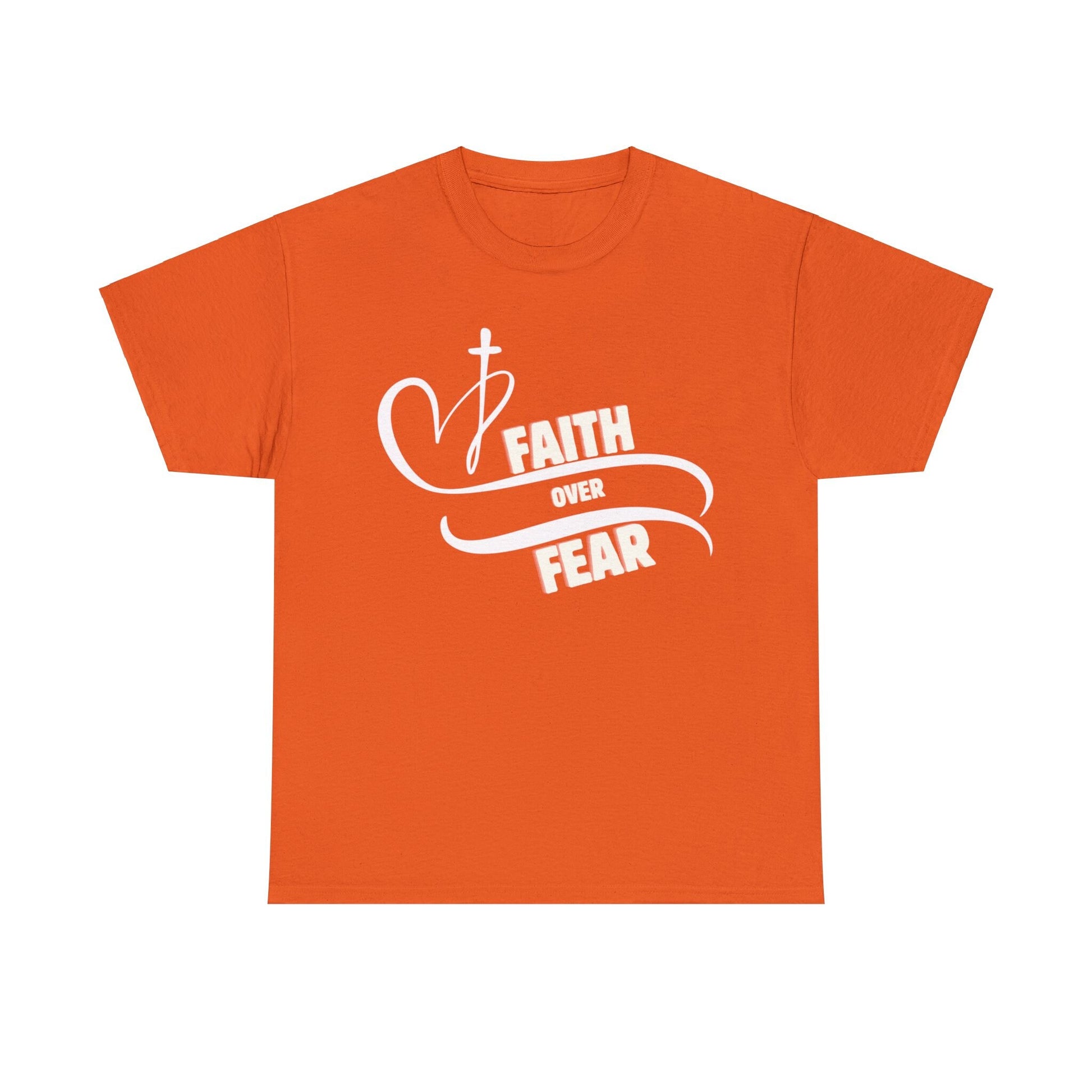 Faith over Fear - Unisex Heavy Cotton Tee