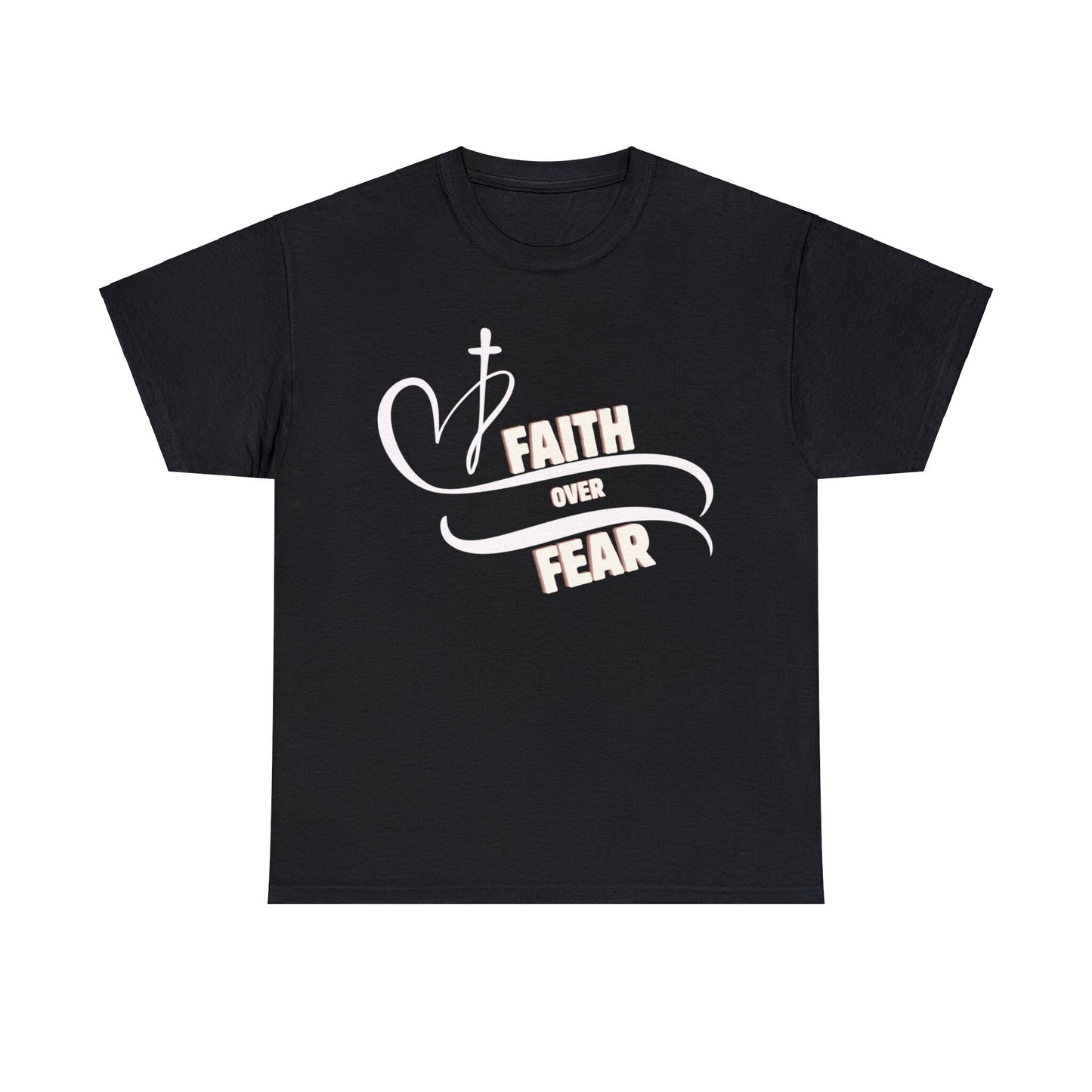 Faith over Fear - Unisex Heavy Cotton Tee